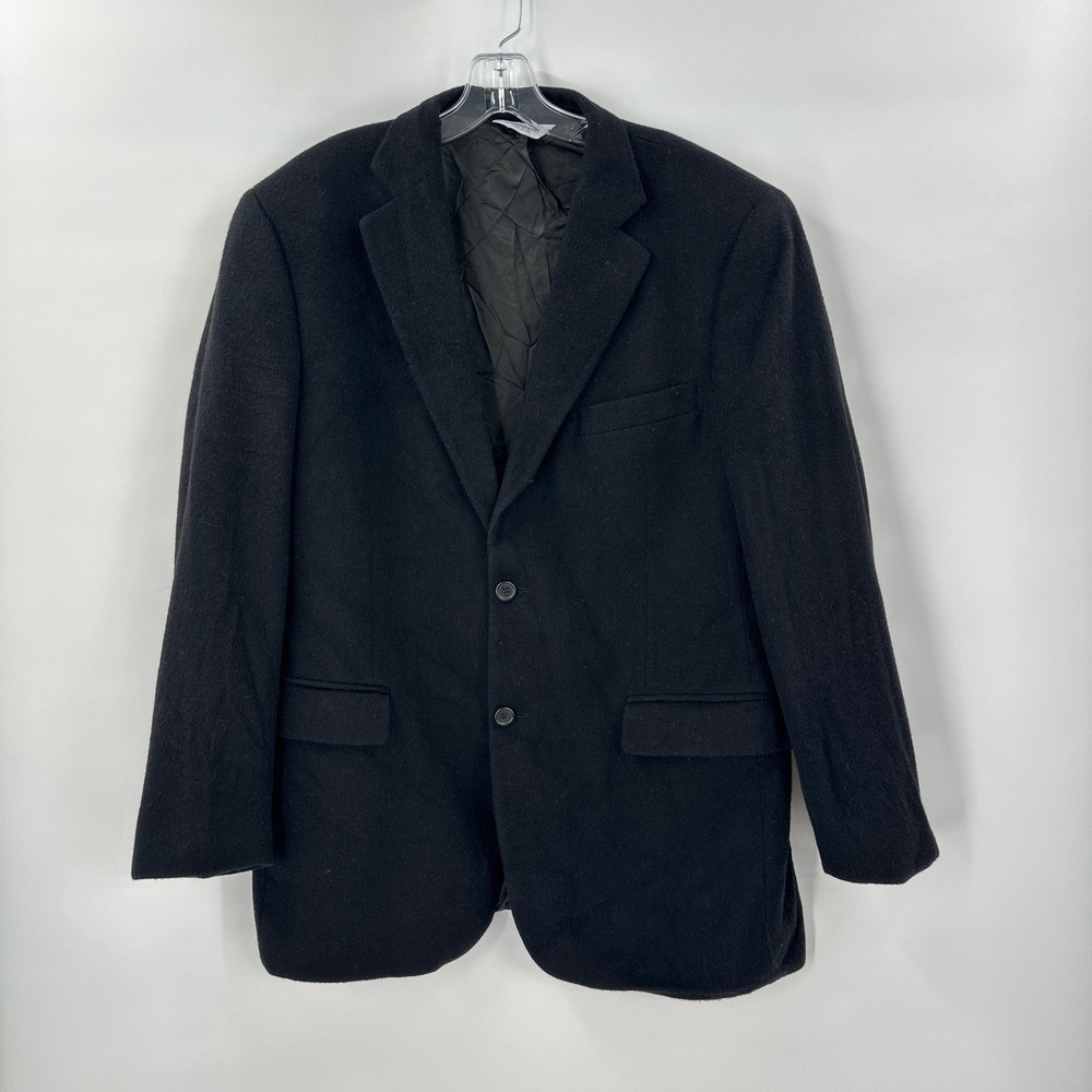 Joseph & Feiss Blazer Jacket Mens 42R 100% Camel Hair Black Classic Menswear